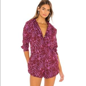💥Sold💥Acacia Kapaa romper large in Neon Paradise